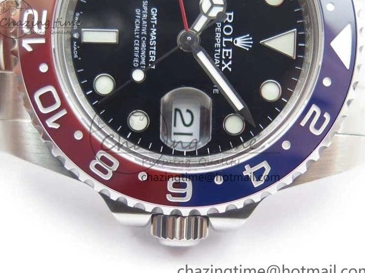 (Correct BP 1:1 Best Black GMT-Master Maker BLRO Hand A3285 Bracelet Dial 904L Stack) 904L 126710 II On Edition Oyster 0103